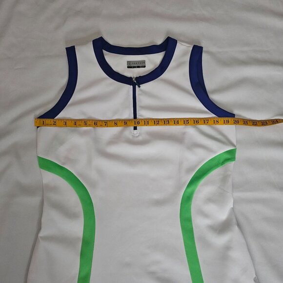 PGA TOUR Activewear Golf Color Block Sleeveless Flounce Dress Women's Size Large - Picture 6 of 9